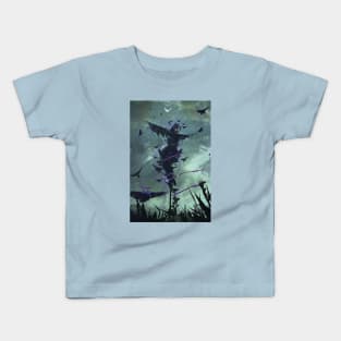 Halloweeeeeen scarecrow Kids T-Shirt